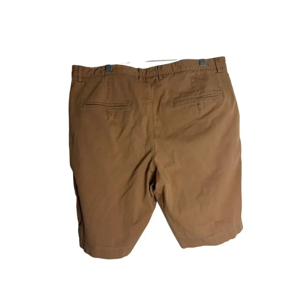 Hugo Boss Men's Slice Slim Fit Chino Shorts 34R Tan